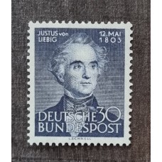 ALEMANIA OCCIDENTAL 1953 Yv 52 ESTAMPILLA COMPLETA NUEVA MINT 57.50 EUROS
